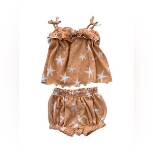 Little Co. Size 12 Months Orange Starfish Set